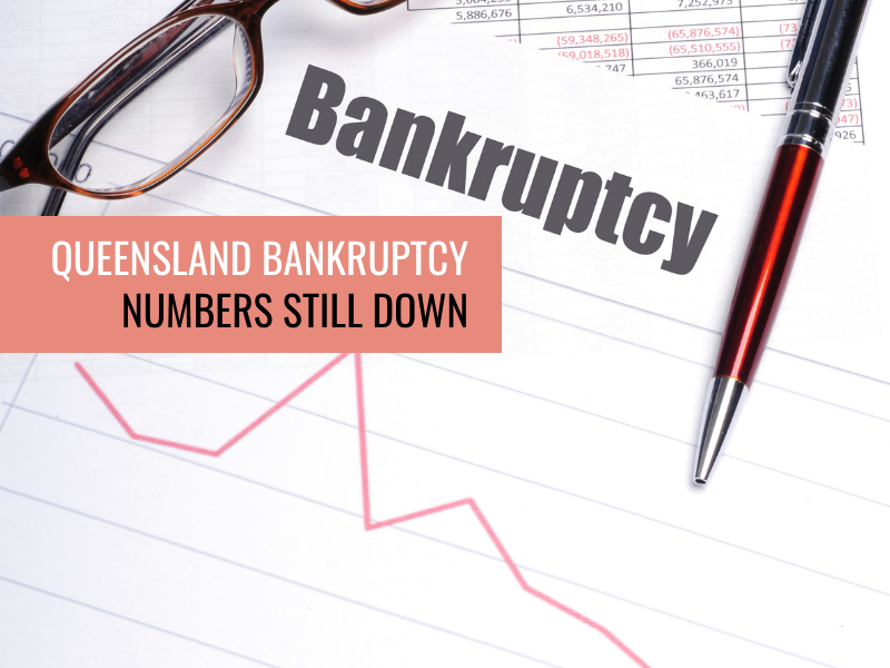 Queensland bankruptcy numbers still down
