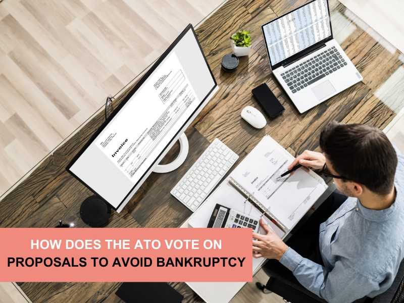 How does the ATO vote on proposals to avoid bankruptcy